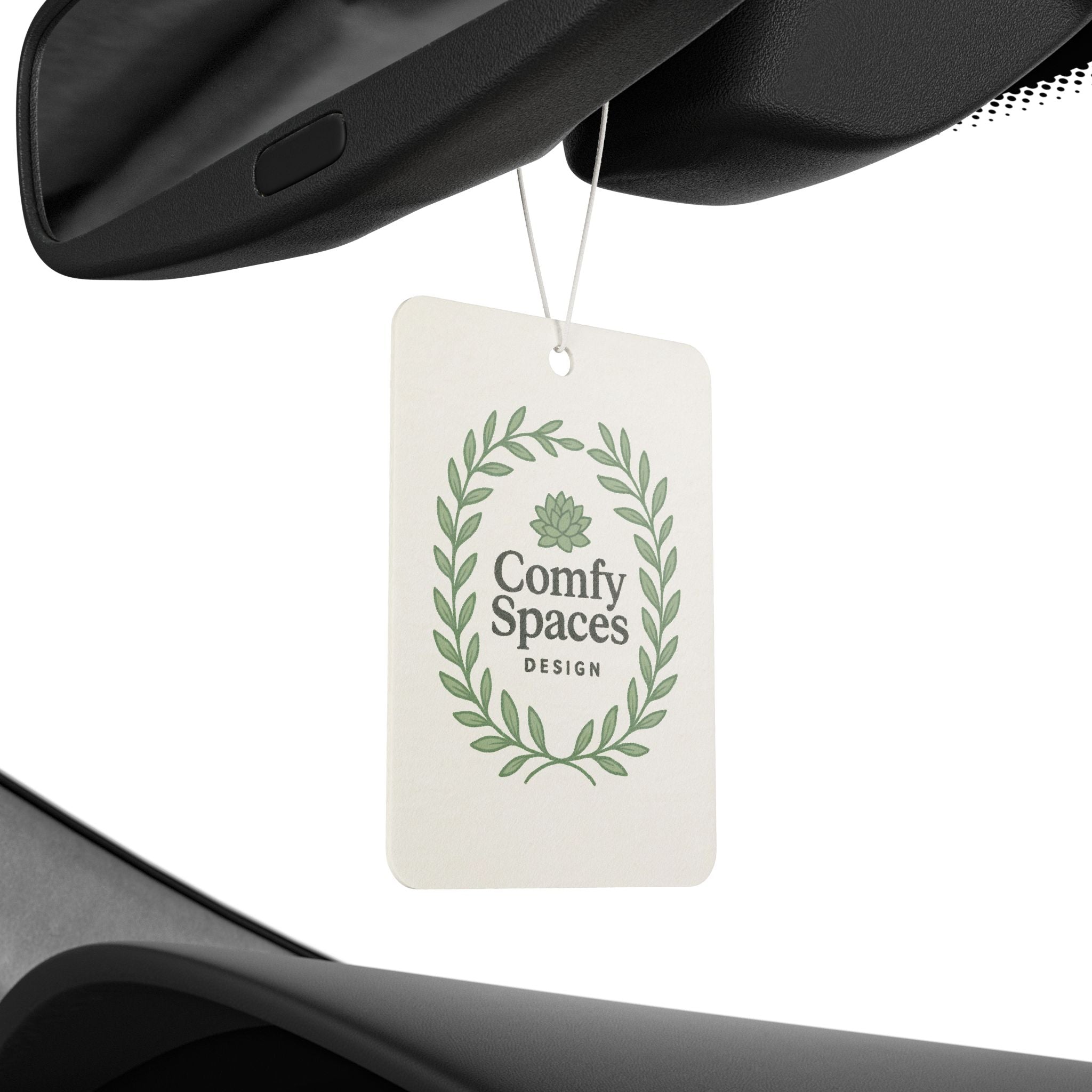 Comfy Spaces Car Air Freshener — Classic Scent, Charity Logo Collection