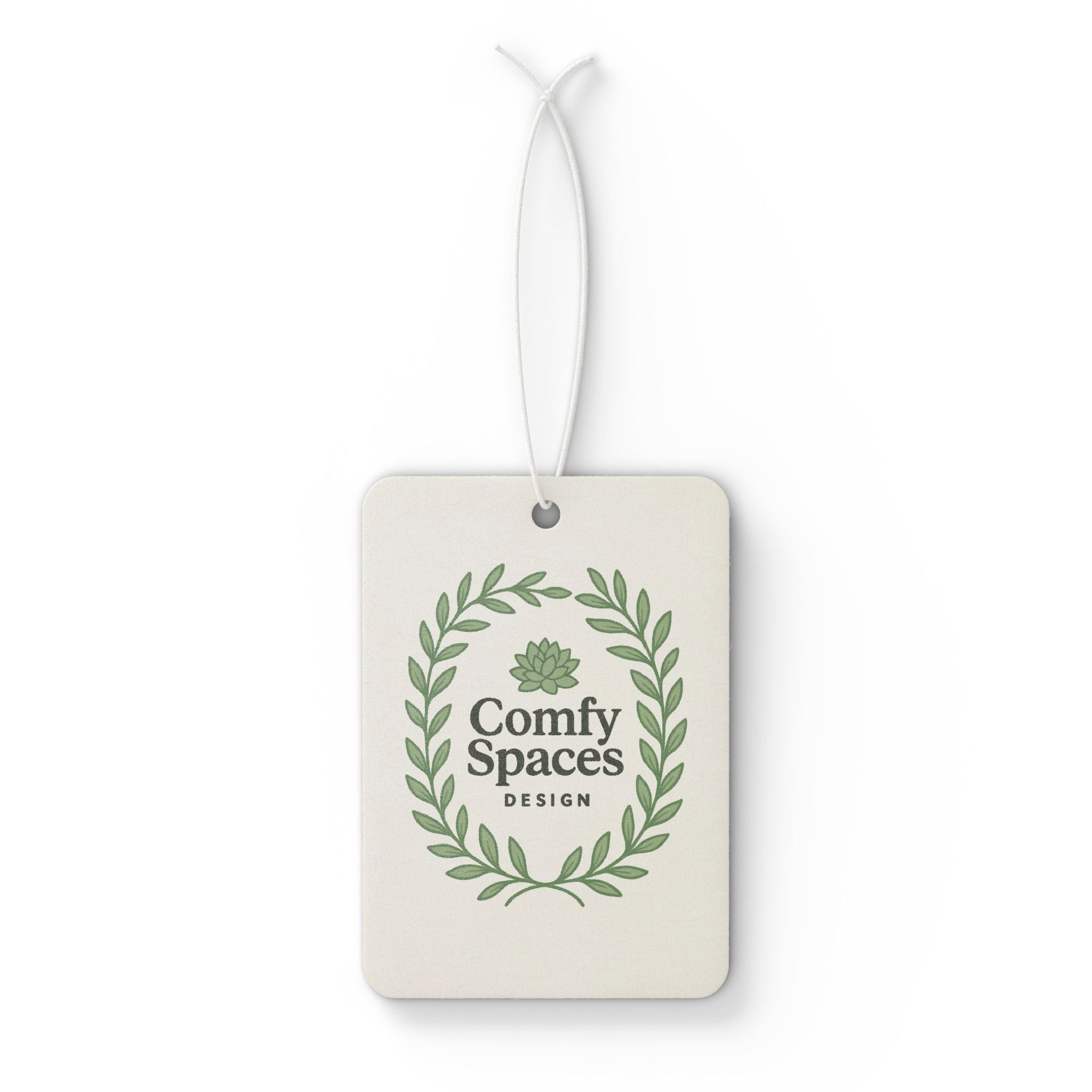 Comfy Spaces Car Air Freshener — Classic Scent, Charity Logo Collection