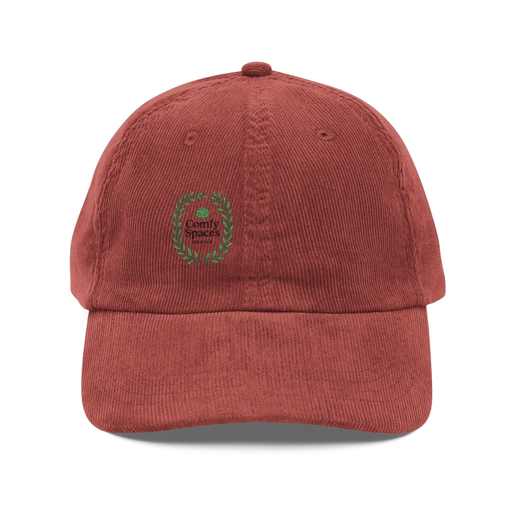 Vintage Corduroy Cap — Embroidered Baseball Hat (Logo Collection)