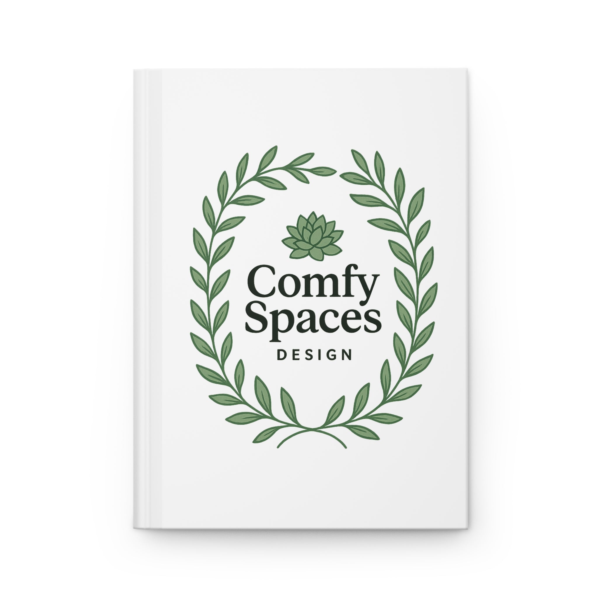 Comfy Spaces Hardcover Journal — Design & Everyday Notebook (50% Profits to Charity)