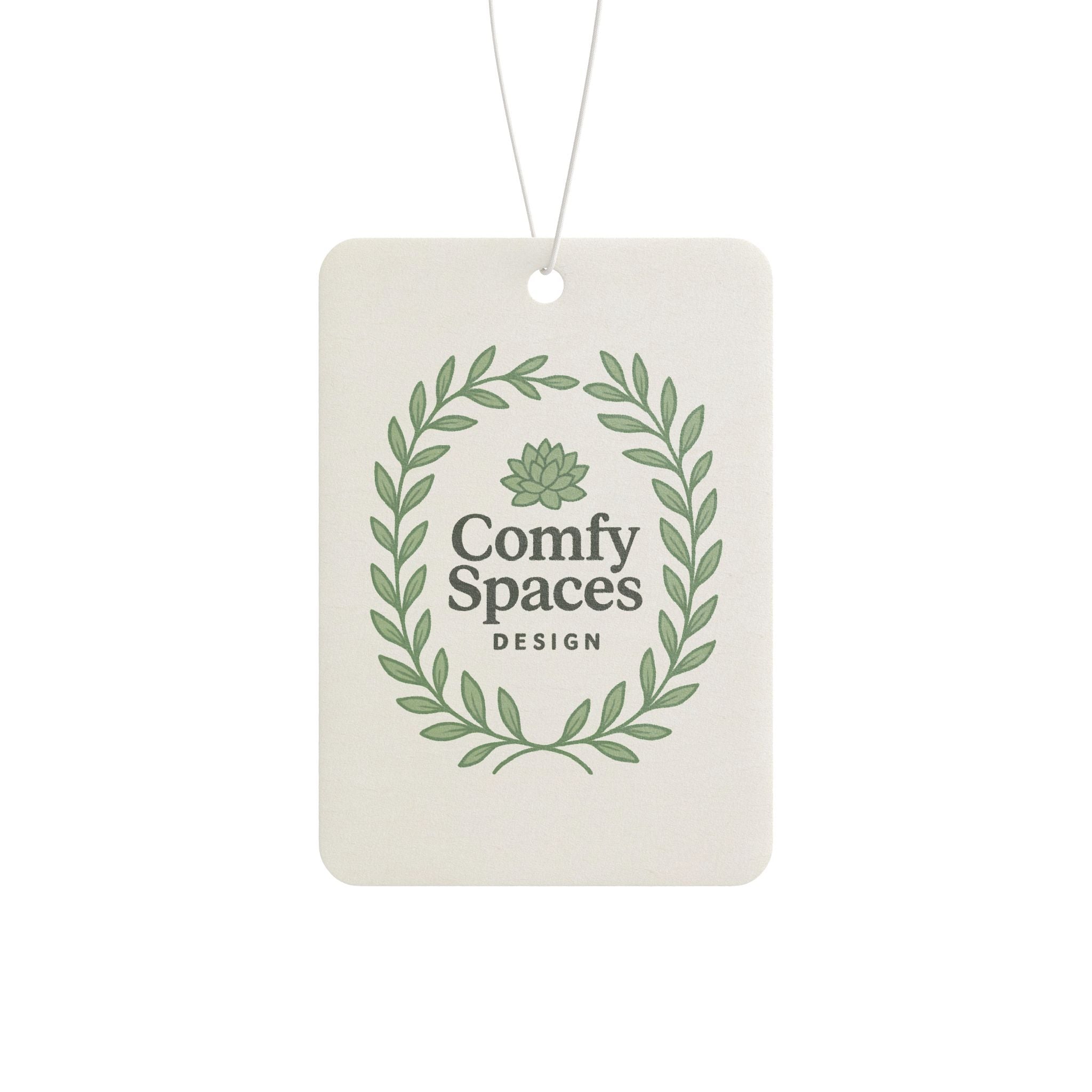 Comfy Spaces Car Air Freshener — Classic Scent, Charity Logo Collection